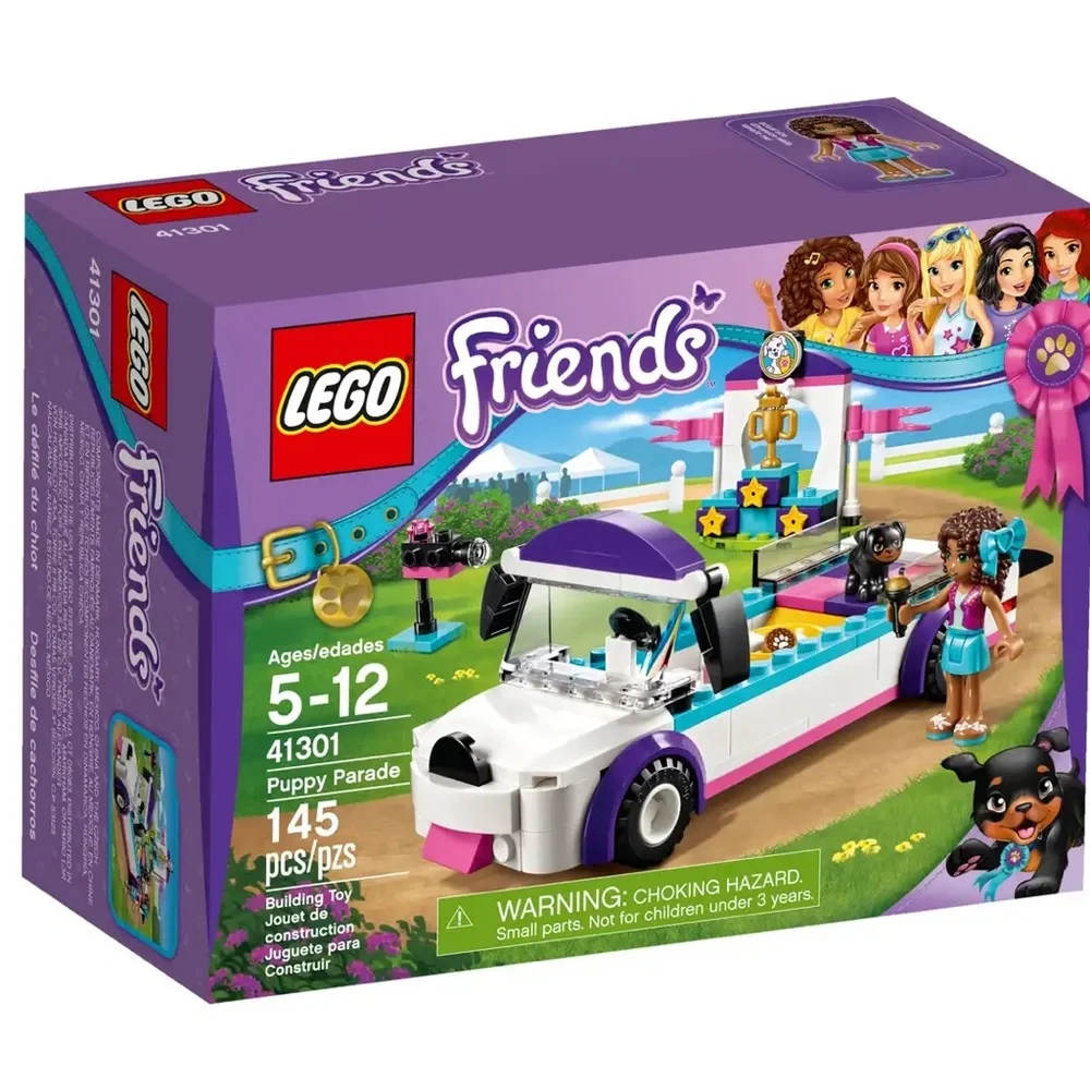 LEGO Friends 41301 Puppy Parade Building Set - Purple and White - Picture 4 of 4